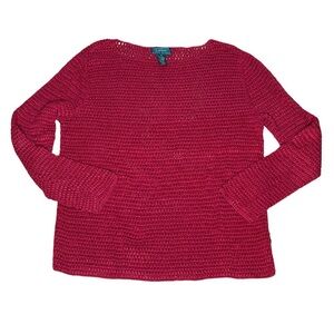 Ralph Lauren | Women's Red Knit Sweater